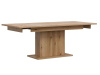 KRIS ST02, jídelní stůl rozkládací 160-200x90cm, dub evoke