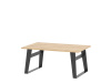 LOFT LT15, konferenční stolek 102x64cm, dub artisan / černá