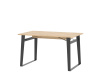 LOFT LT16, jídelní stůl 139x81cm, dub artisan / černá