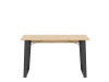 LOFT LT16, jídelní stůl 139x81cm, dub artisan / černá