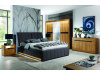 YORK Y18/180, postel 180x200cm, dub granson / grafit