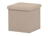 TAB-461 CRM2, taburet s úložným prostorem, látka krémová