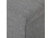 TAB-462 GREY2, taburet s úložným prostorem, látka šedá