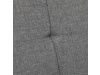TAB-462 GREY2, taburet s úložným prostorem, látka šedá