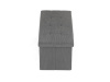 TAB-472 GREY6, taburet s úložným prostorem, látka šedá