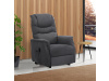 TV-1171 GREY2, relaxační křeslo s elektrickým ovládáním, látka šedá