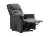 TV-1171 GREY2, relaxační křeslo s elektrickým ovládáním, látka šedá