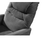 TV-1171 GREY2, relaxační křeslo s elektrickým ovládáním, látka šedá