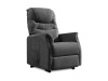 TV-1171 GREY2, relaxační křeslo s elektrickým ovládáním, látka šedá