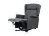 TV-1190 GREY2, relaxační křeslo s elektrickým polohováním, látka šedá