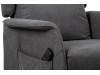 TV-1190 GREY2, relaxační křeslo s elektrickým polohováním, látka šedá
