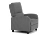 TV-4011 GREY2, relaxační křeslo, látka šedá