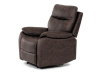 TV-4092 BR3 relaxační polohovací křeslo, látka coffee v dekoru vintage