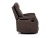 TV-4092 BR3 relaxační polohovací křeslo, látka coffee v dekoru vintage