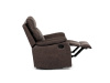 TV-4092 BR3 relaxační polohovací křeslo, látka coffee v dekoru vintage