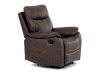 TV-4092 BR3 relaxační polohovací křeslo, látka coffee v dekoru vintage