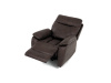 TV-4092 BR3 relaxační polohovací křeslo, látka coffee v dekoru vintage