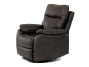 TV-4092 COF3 relaxační polohovací křeslo, látka coffee v dekoru vintage
