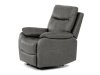 TV-4092 GREY3 relaxační polohovací křeslo, látka šedá v dekoru vintage
