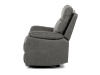 TV-4092 GREY3 relaxační polohovací křeslo, látka šedá v dekoru vintage