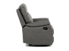 TV-4092 GREY3 relaxační polohovací křeslo, látka šedá v dekoru vintage