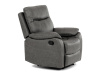 TV-4092 GREY3 relaxační polohovací křeslo, látka šedá v dekoru vintage