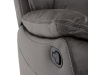 TV-4092 GREY3 relaxační polohovací křeslo, látka šedá v dekoru vintage
