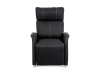 TV-5040 GREY2, relaxační křeslo, látka šedá