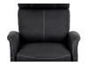 TV-5040 GREY2, relaxační křeslo, látka šedá