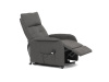 TV-5482 GREY2, křeslo elektricky polohovatelné, látka šedá