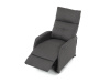 TV-5482 GREY2, křeslo elektricky polohovatelné, látka šedá