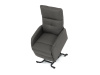 TV-5482 GREY2, křeslo elektricky polohovatelné, látka šedá