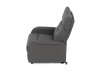 TV-5482 GREY2, křeslo elektricky polohovatelné, látka šedá