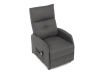 TV-5482 GREY2, křeslo elektricky polohovatelné, látka šedá
