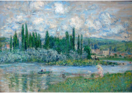 VCM 56 Claude Monet - Pohled na Vetheuil