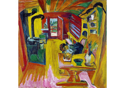 VELK 90 Ernst Ludwig Kirchner - Kuchyň v Alpách