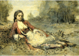 VF201 Jean-Baptiste Camille Corot - Alžířanka