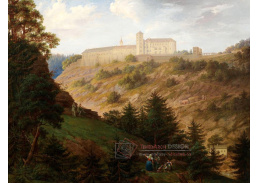 DDSO-2324 Thomas Ender - Pohled na zámek Bítov