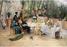 A-2168 Hugo Birger - Oběd během La Feria v Granadě
