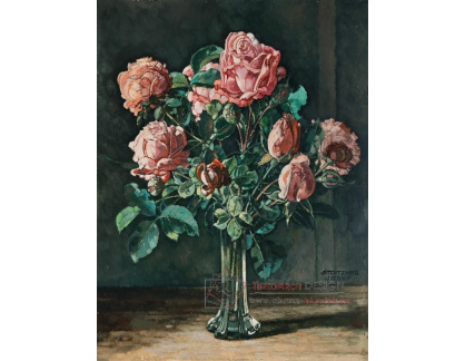 A-8045 Josef Stoitzner - Zátiší s růžemi