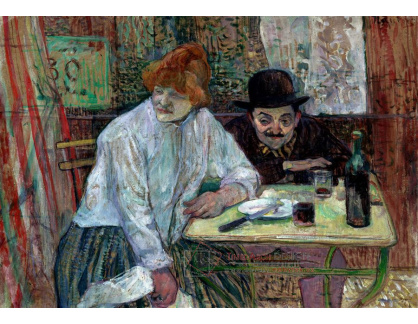 D-6343 Henri de Toulouse-Lautrec - V kavárně La Mie