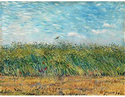VR2-139 Vincent van Gogh - Pšeničné pole s mákem a skřivanem