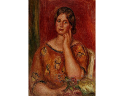 VR14-153 Pierre-Auguste Renoir - Portrét Gertrude Osthaus
