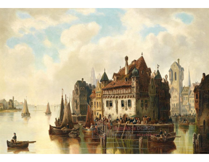 SO XIII-383 Ludwig Hermann - Město na řece