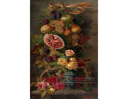 VKZ 249 Jean-Baptiste Robie - - Květinové zátiší s ovocem