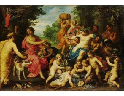 DDSO-3558 Hendrick van Balen - Bacchus a Diana