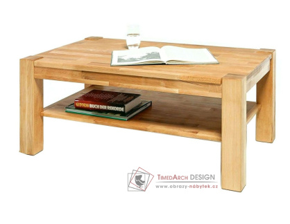 K616 KUBA, konferenční stůl 115x65cm, dubový masiv