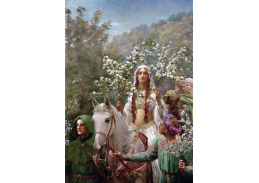 VANG101 John Maler Collier - Královna Guinevra