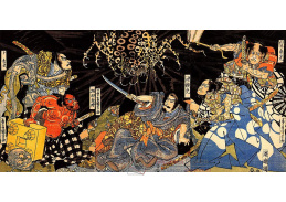 VP153 Utagawa Kuniyoshi - Souboj