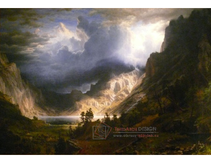 VSO 512 Albert Bierstadt - Bouře ve Skalistých horách